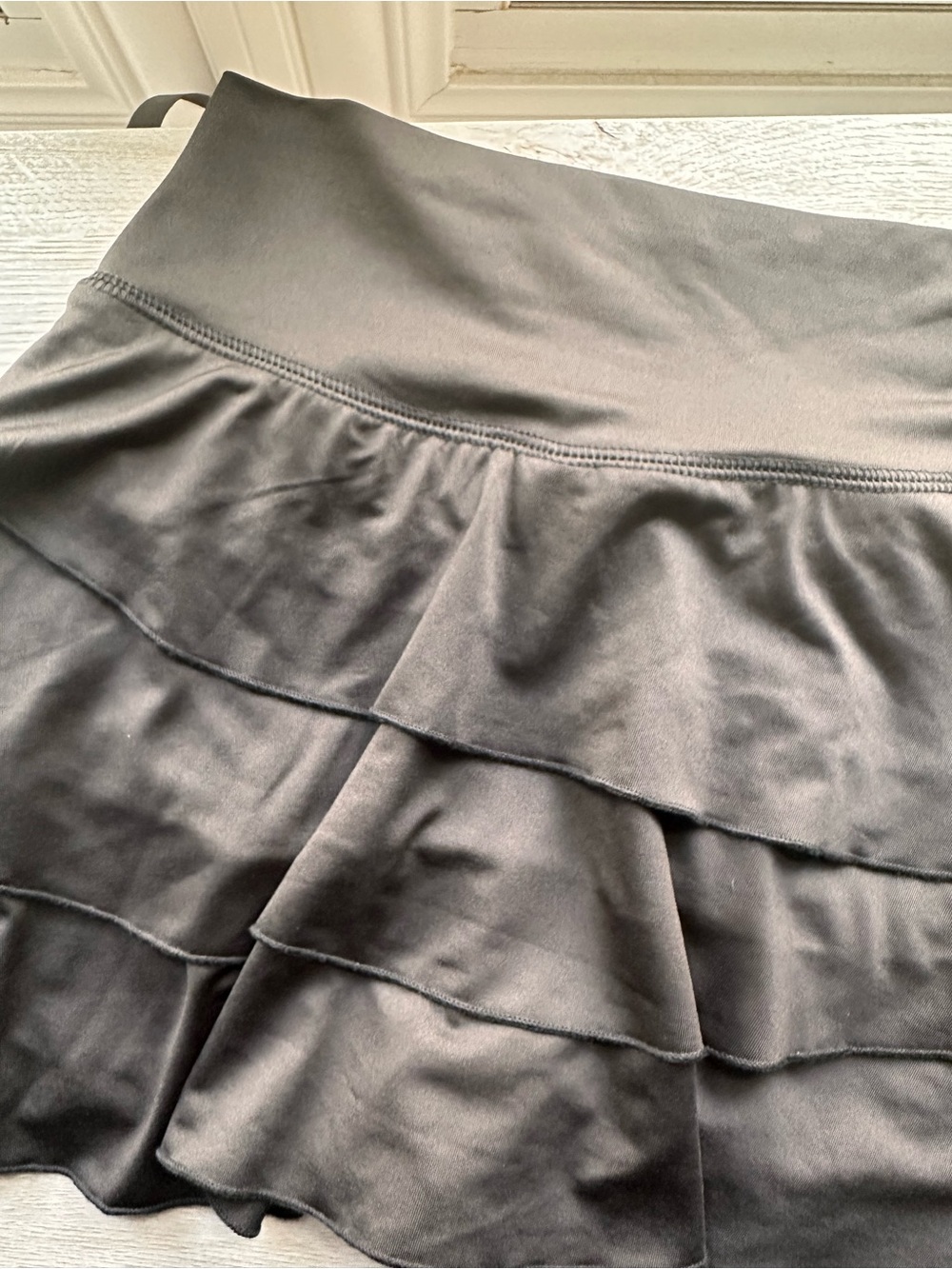Revival by Altar’d State Black Tiered Athletic Skirt for Women - Picture 4 of 7